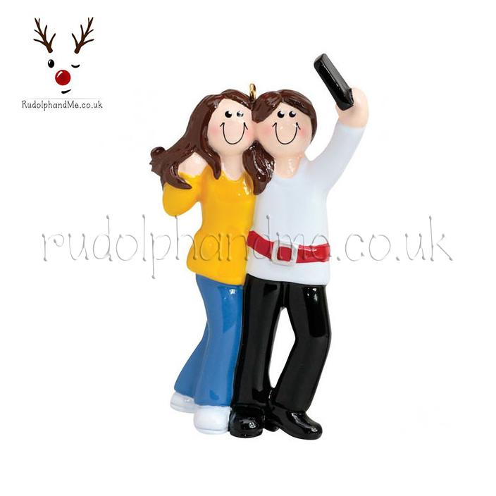 Selfie Friends – Personalised Christmas Tree Ornament