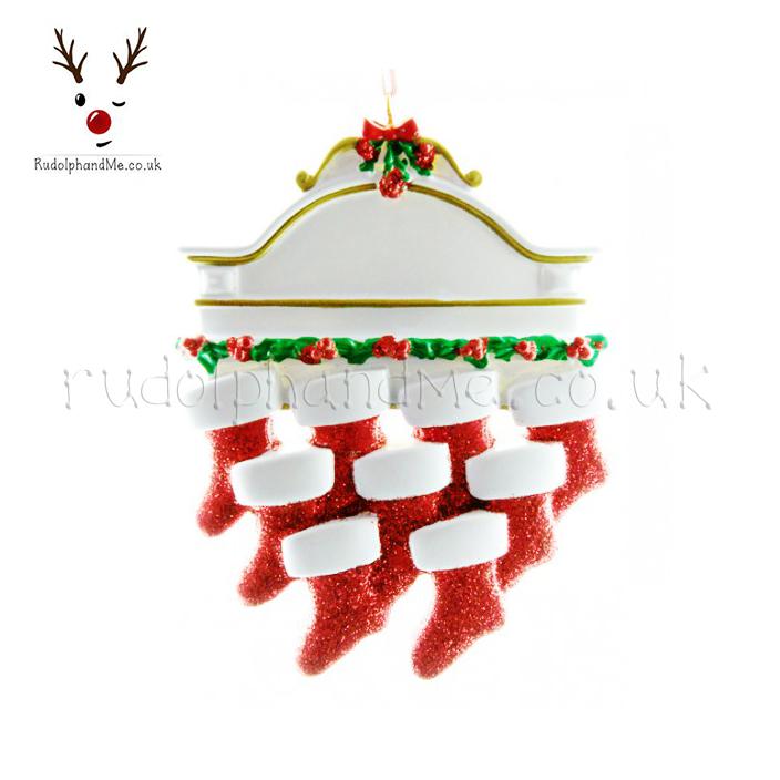 White Mantle -9 – Personalised Christmas Tree Ornament
