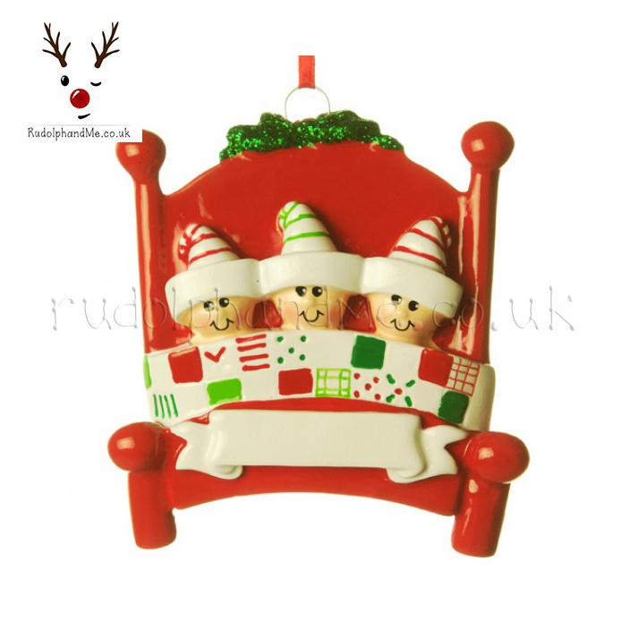 Bed Heads- 3 – Personalised Christmas Tree Ornament
