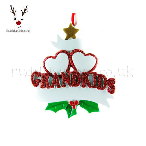 Two Hearts For Grandkids- A Personalised Christmas Gift from Rudolphandme.co.uk