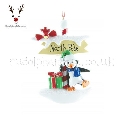 Northpole Penguin- A Personalised Christmas Gift from Rudolphandme.co.uk