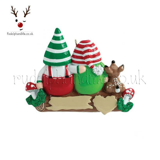 Idle Elves- 2 – Personalised Christmas Tree Ornament