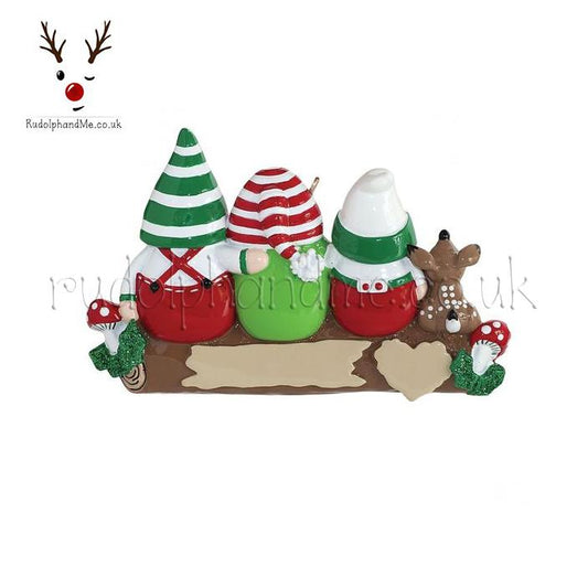 Idle Elves- 3 – Personalised Christmas Tree Ornament