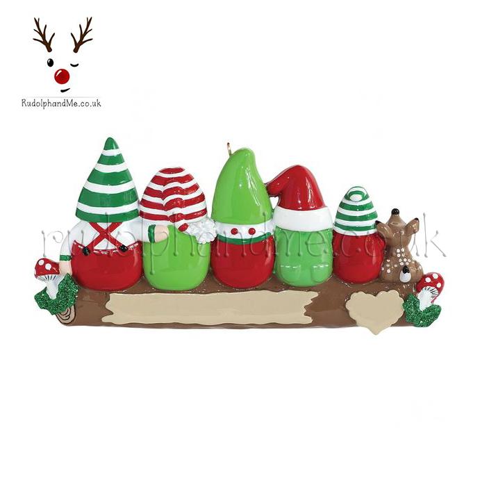 Idle Elves- 5 – Personalised Christmas Tree Ornament