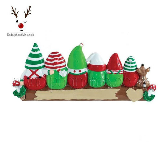 Idle Elves- 6 – Personalised Christmas Tree Ornament