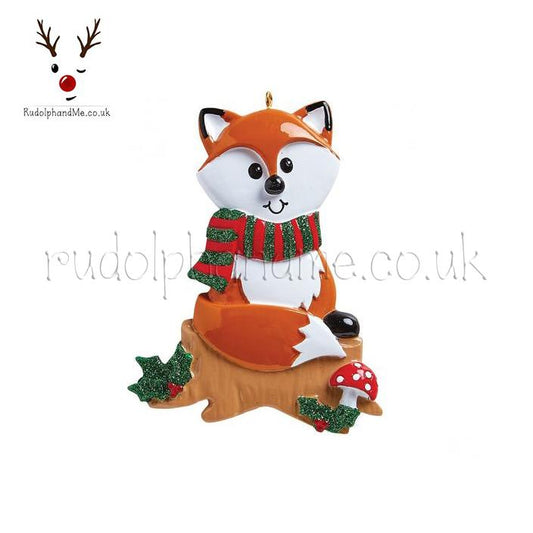 Fox – Personalised Christmas Tree Ornament