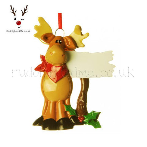 A Personalised Gift from Rudolphandme.co.uk for Moose With Signpost