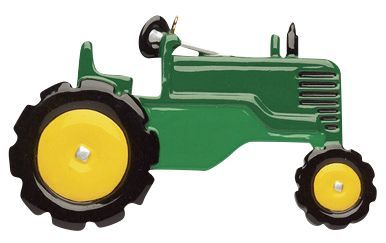 Tractor Green – Personalised Christmas Tree Ornament