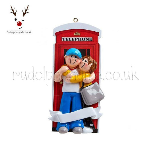 Love In London – Personalised Christmas Tree Ornament