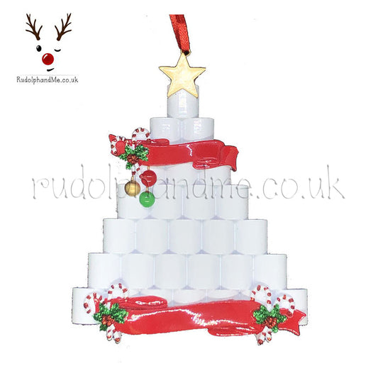 Covid Toilet Roll Tree – Personalised Christmas Tree Ornament