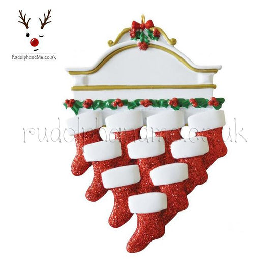 White Mantle -10 – Personalised Christmas Tree Ornament