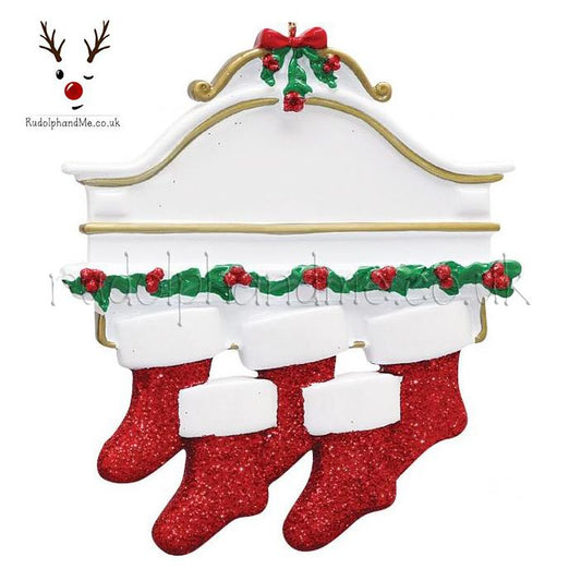 White Mantle-5 – Personalised Christmas Tree Ornament