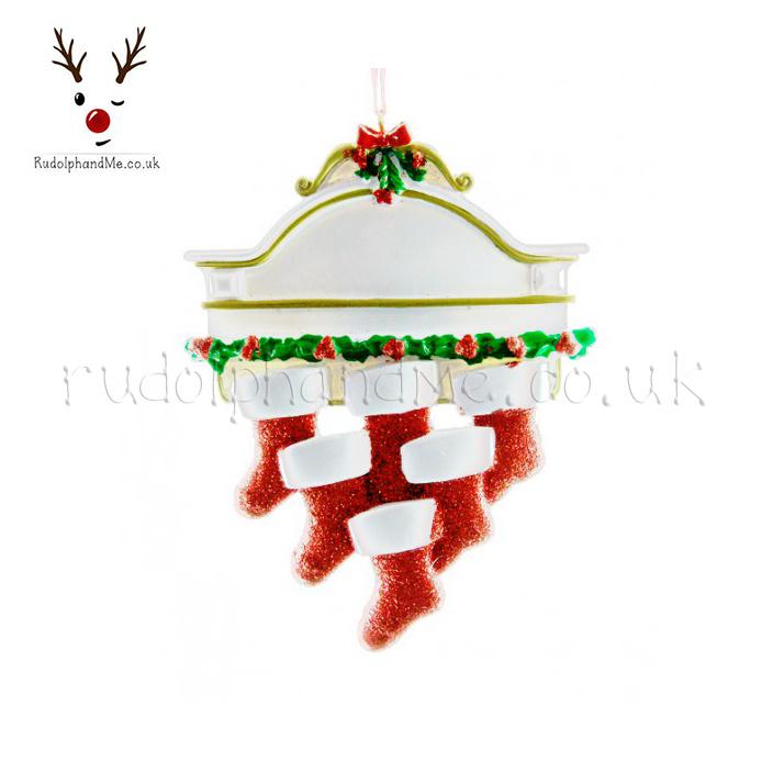 White Mantle-6 – Personalised Christmas Tree Ornament