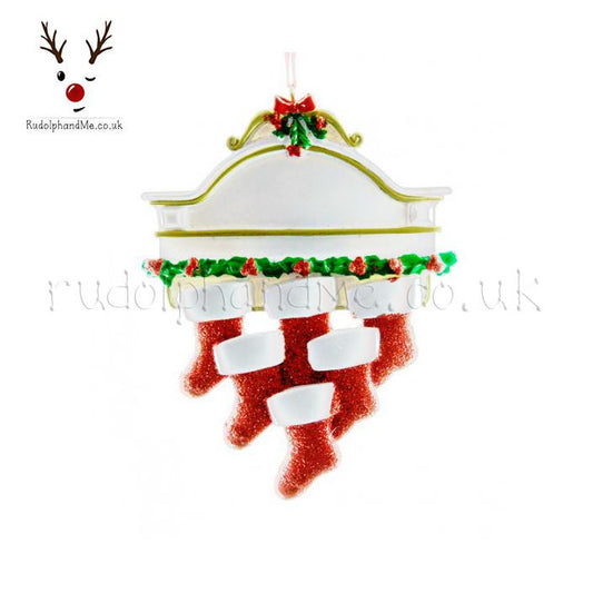 White Mantle-6 – Personalised Christmas Tree Ornament