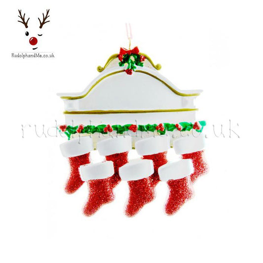 White Mantle -7 – Personalised Christmas Tree Ornament
