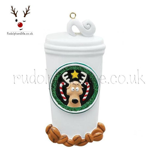 Coffee Lover – Personalised Christmas Tree Ornament