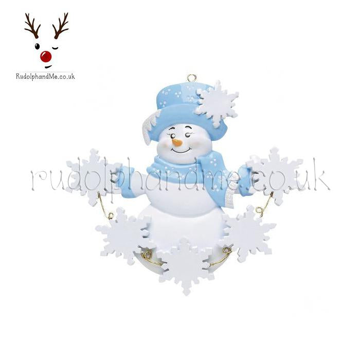 Sweet Snowflakes-5 – Personalised Christmas Tree Ornament