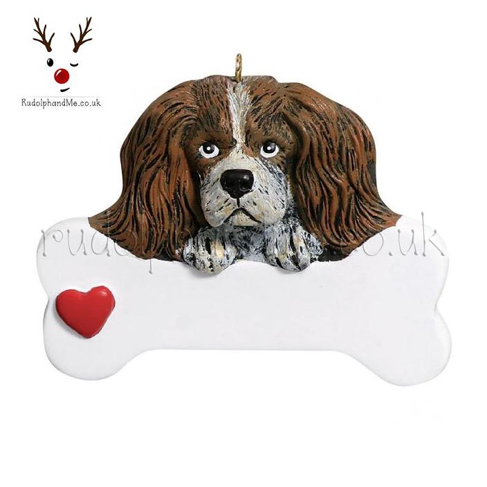 King Charles Spaniel – Personalised Christmas Tree Ornament