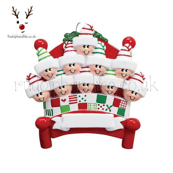 Bed Heads Family-10 – Personalised Christmas Tree Ornament