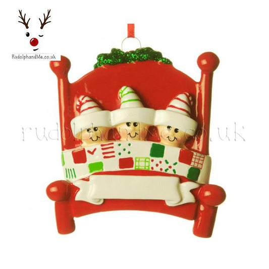 Bed Heads- 3 – Personalised Christmas Tree Ornament