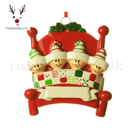 Bed Heads -4 – Personalised Christmas Tree Ornament