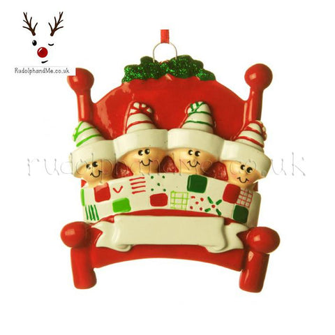 Four In A Bed- A Personalised Christmas Gift from Rudolphandme.co.uk