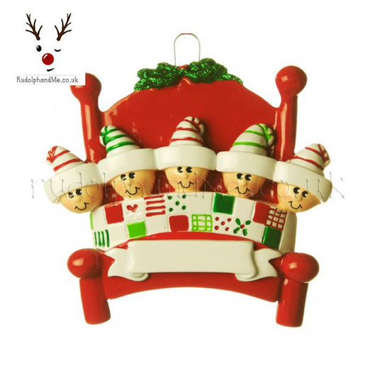 Bed Heads -5 – Personalised Christmas Tree Ornament