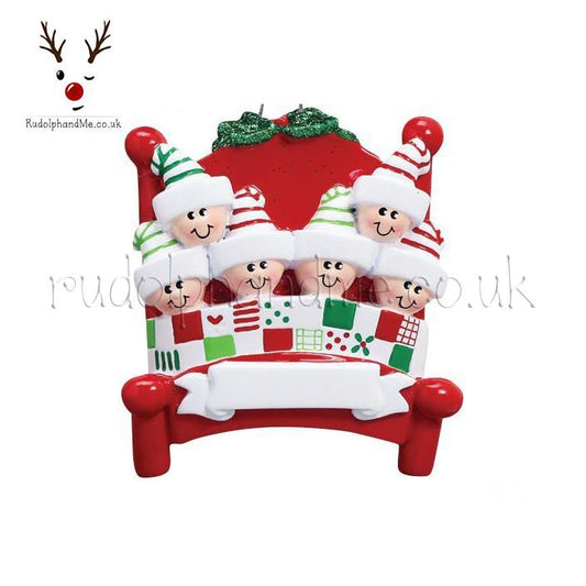 Bed Heads Family - 6 – Personalised Christmas Tree Ornament