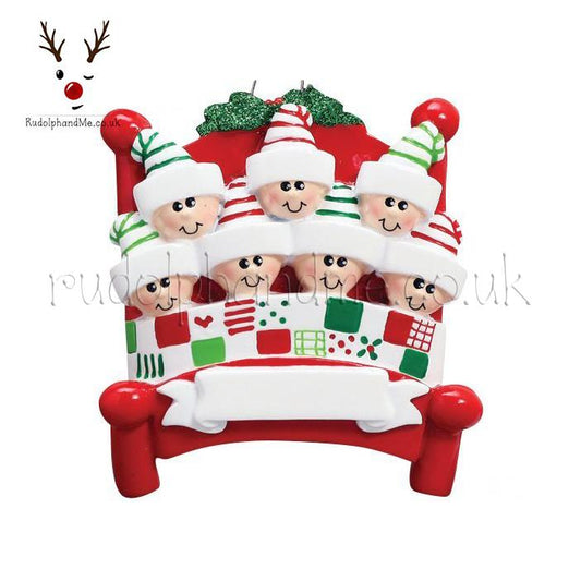 Bed Heads Family-7 – Personalised Christmas Tree Ornament