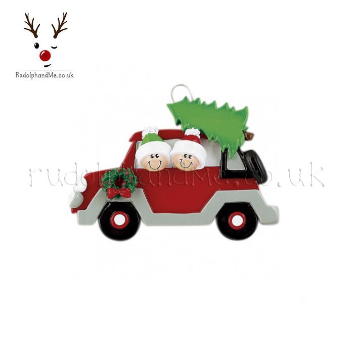 Christmas Tree Caravan-2 – Personalised Christmas Tree Ornament
