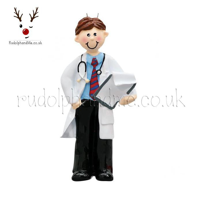 Doctor Man – Personalised Christmas Tree Ornament