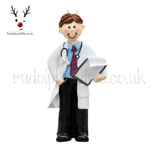Doctor Man – Personalised Christmas Tree Ornament
