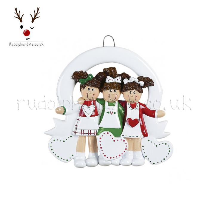 Friends-Sisters-3 – Personalised Christmas Tree Ornament
