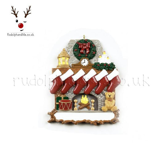 Fireplace Stocking-6 – Personalised Christmas Tree Ornament