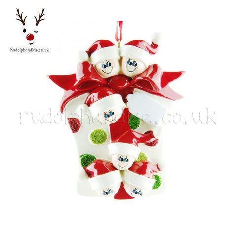 A Personalised Gift from Rudolphandme.co.uk for Six Heads On A Present