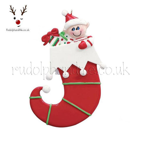 Single Elf- A Personalised Christmas Gift from Rudolphandme.co.uk
