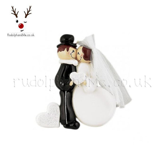 Wedding Kiss – Personalised Christmas Tree Ornament