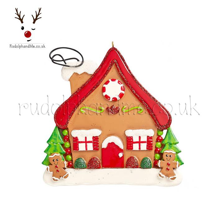 Gingerbread House – Personalised Christmas Tree Ornament