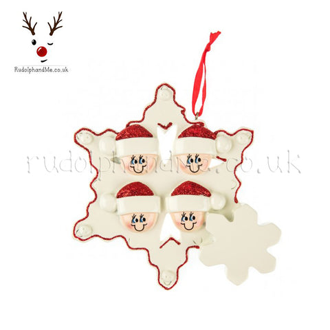 A Personalised Gift from Rudolphandme.co.uk for Snowflake Family-4