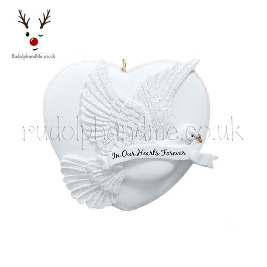 In Our Hearts – Personalised Christmas Tree Ornament