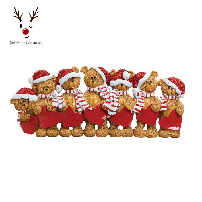 Stocking Cap Bears-7 – Personalised Christmas Tree Ornament