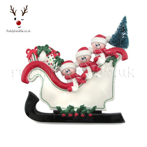 A Personalised Gift from Rudolphandme.co.uk for Sleigh Family- 3